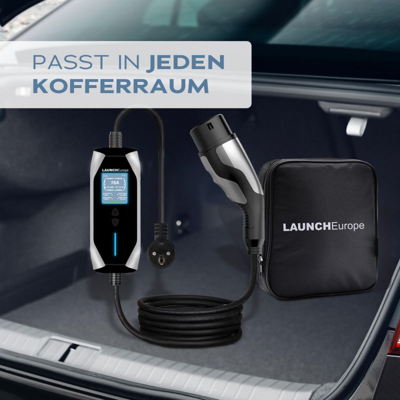 Portable charging cable Type 2 | 3.5kW | 7m