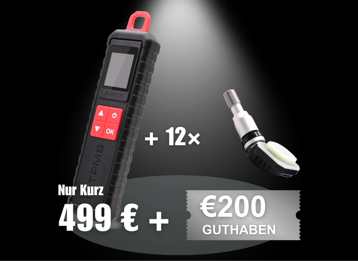 i-TPMS + 12 Sensoren + 200€ Guthaben