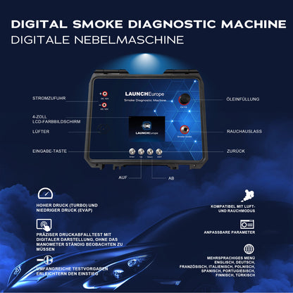 ICT-600 Digitale Nebelmaschine zur KFZ-Lecksuche