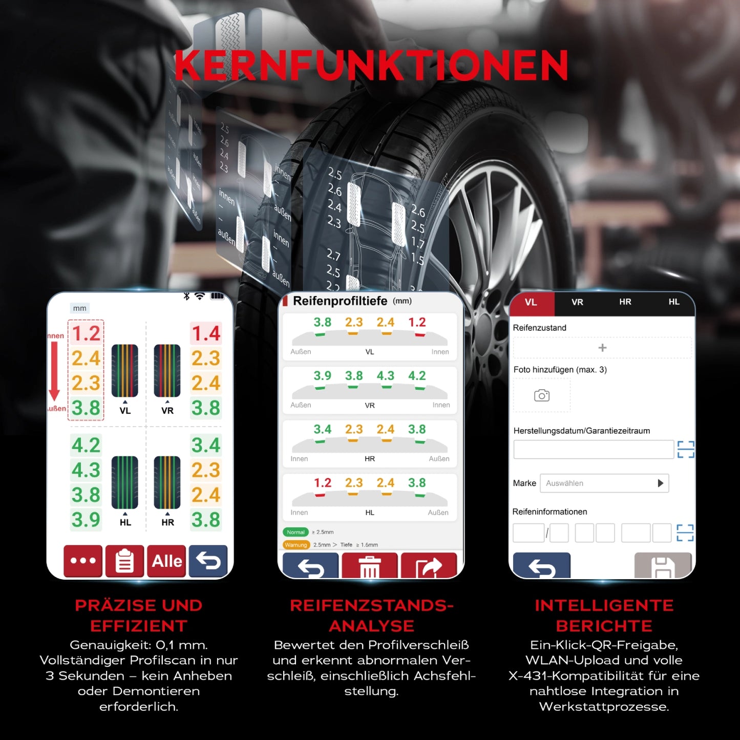 Reifenprofilmesser TTM 313