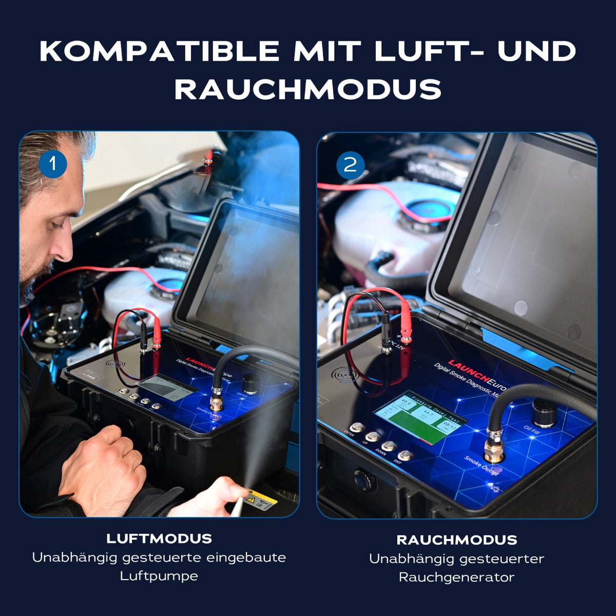 ICT-600 Digitale Nebelmaschine zur KFZ-Lecksuche