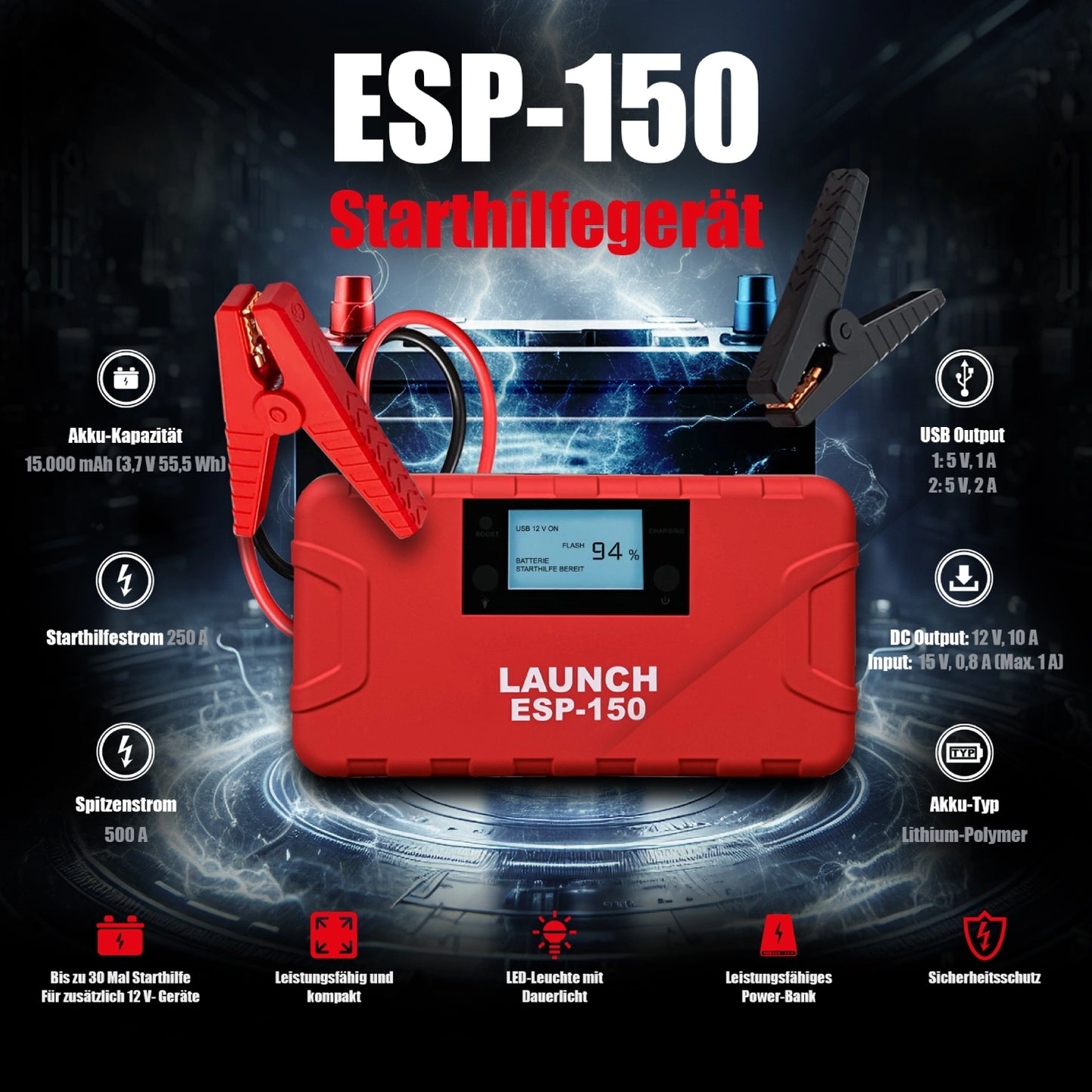 ESP-150 Starthilfegerät
