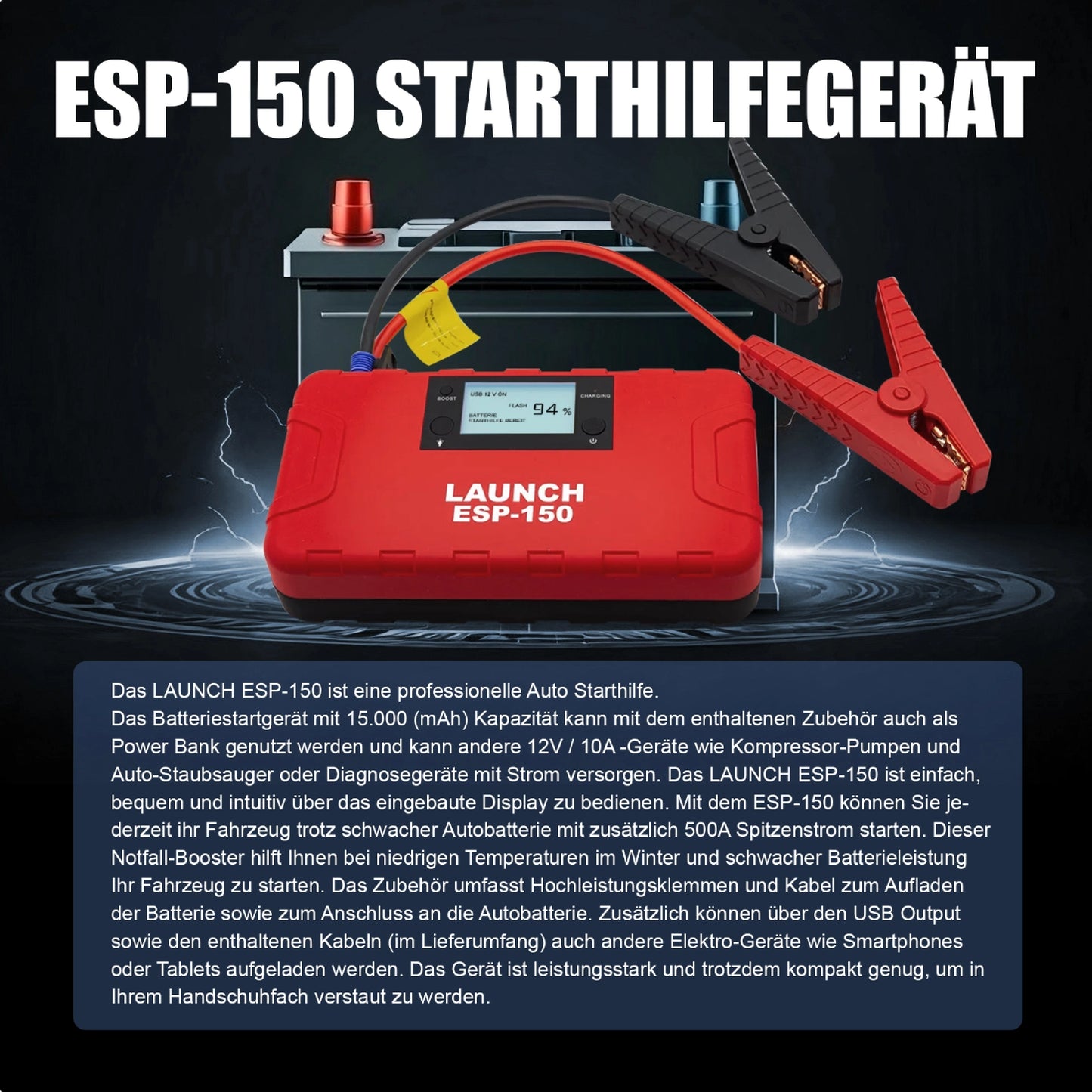 ESP-150 Starthilfegerät