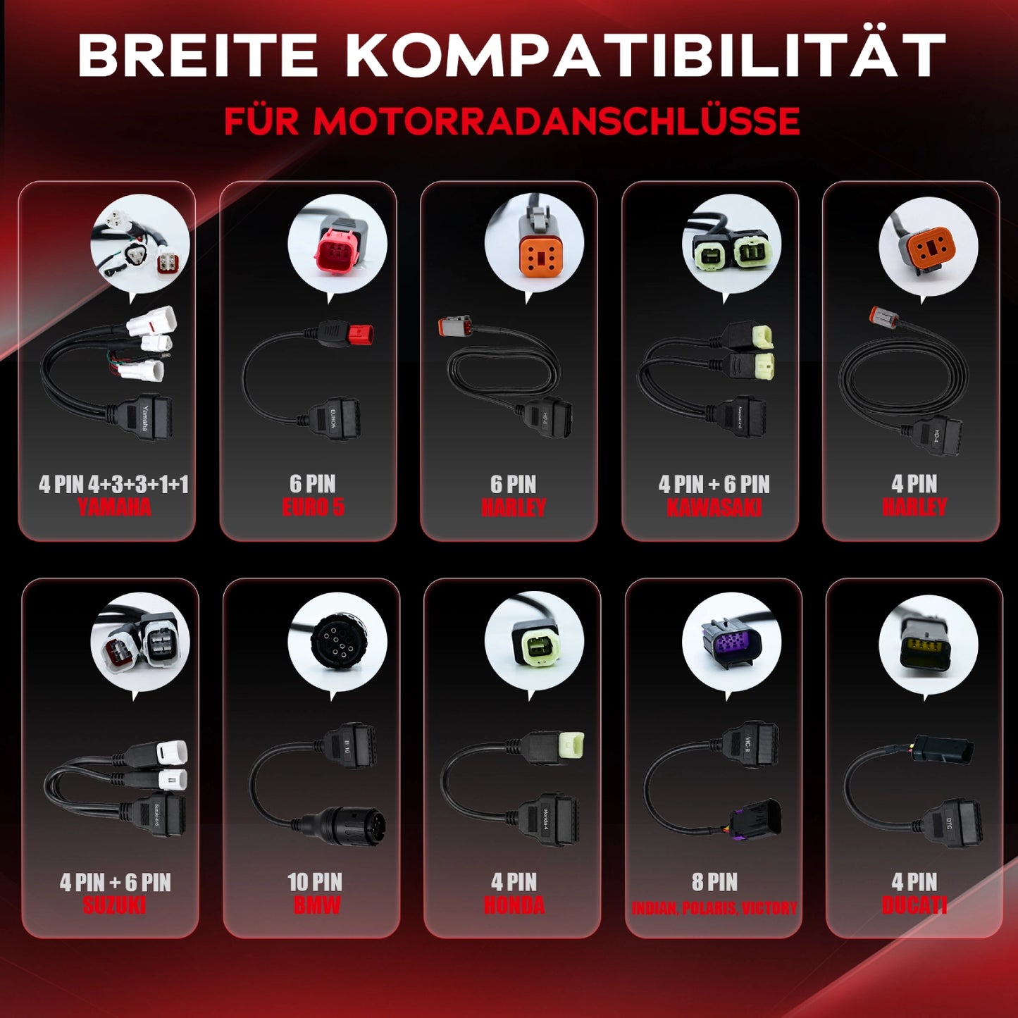 CRP MOT IV Motorrad Anschlusskabel