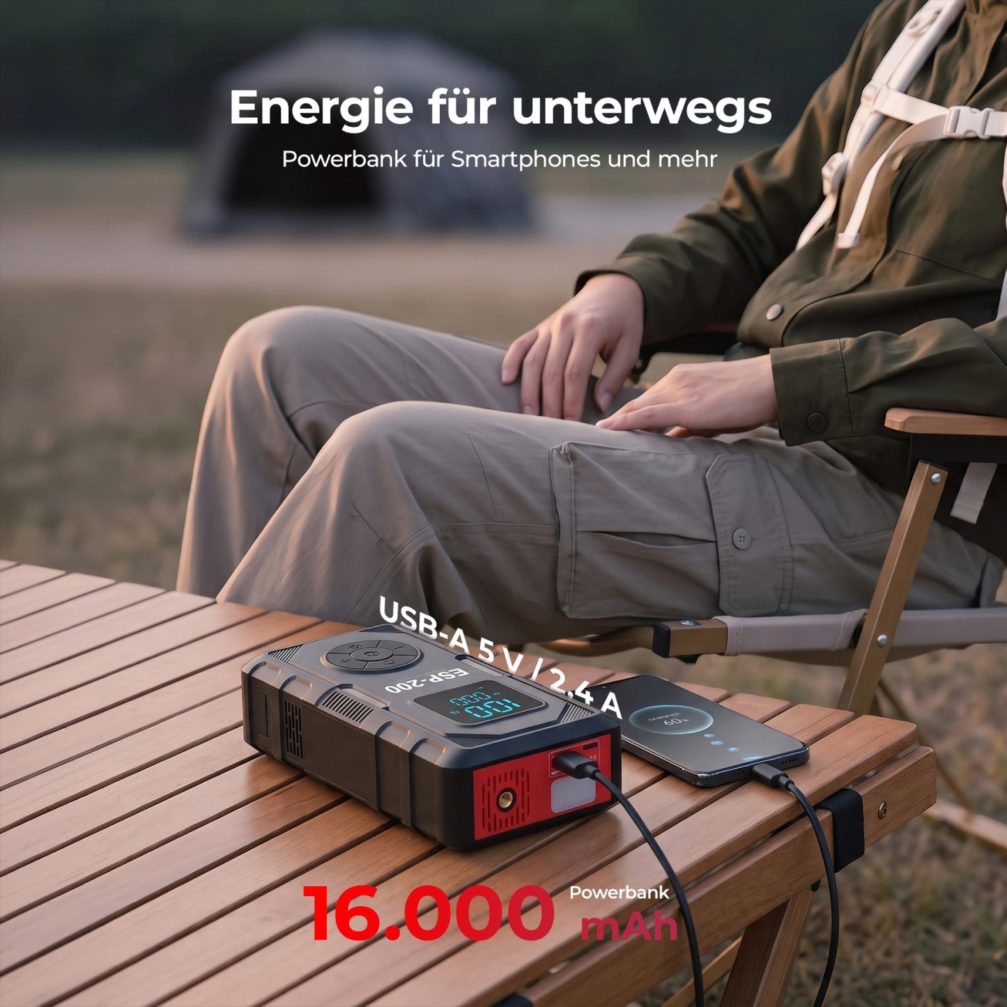 ESP-200 4-in-1 Starthilfe mit Luftkompressor