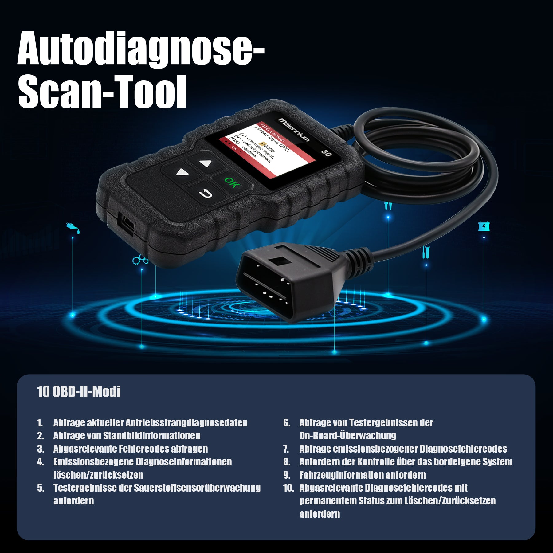 Millennium 30 OBD II-Diagnosetool