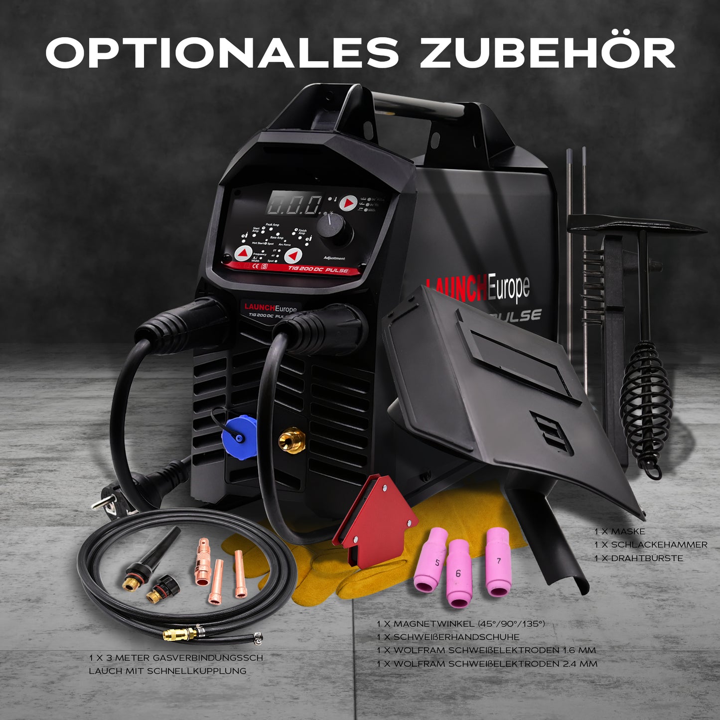 TIG 200DC Pulse welding machine