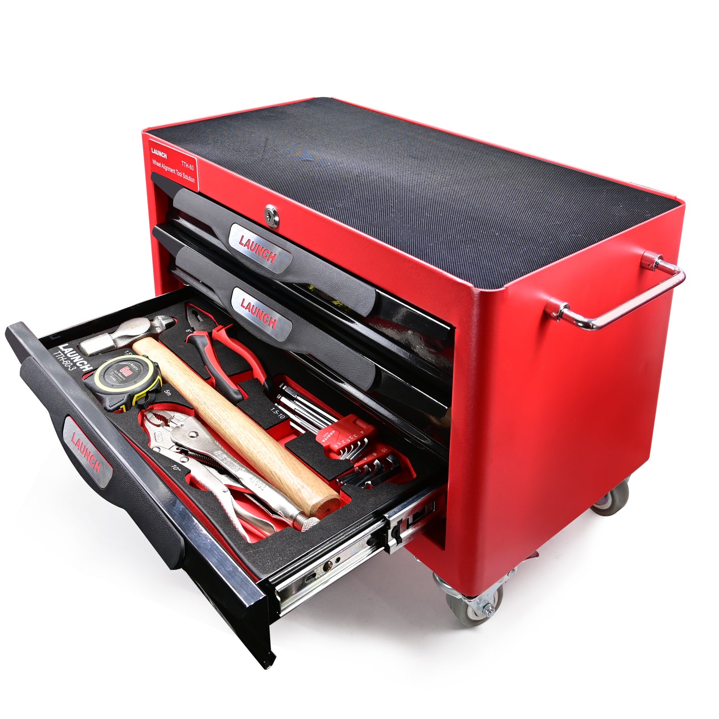 TTH-60 60-piece four-wheel alignment tool trolley kit