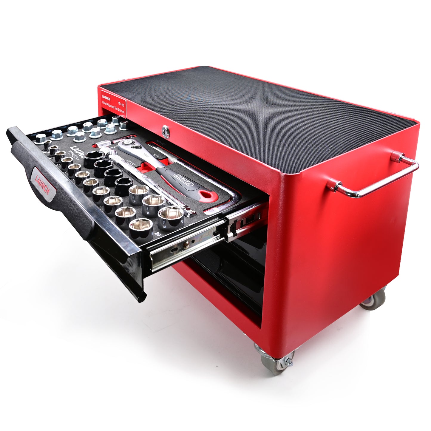 TTH-60 60-piece four-wheel alignment tool trolley kit