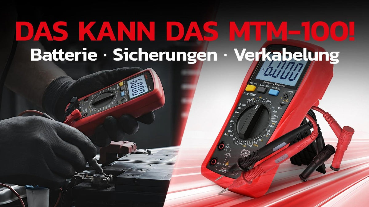 LAUNCH MTM-100 Tutorial: Batterie, Sicherungen & Leitungen prüfen