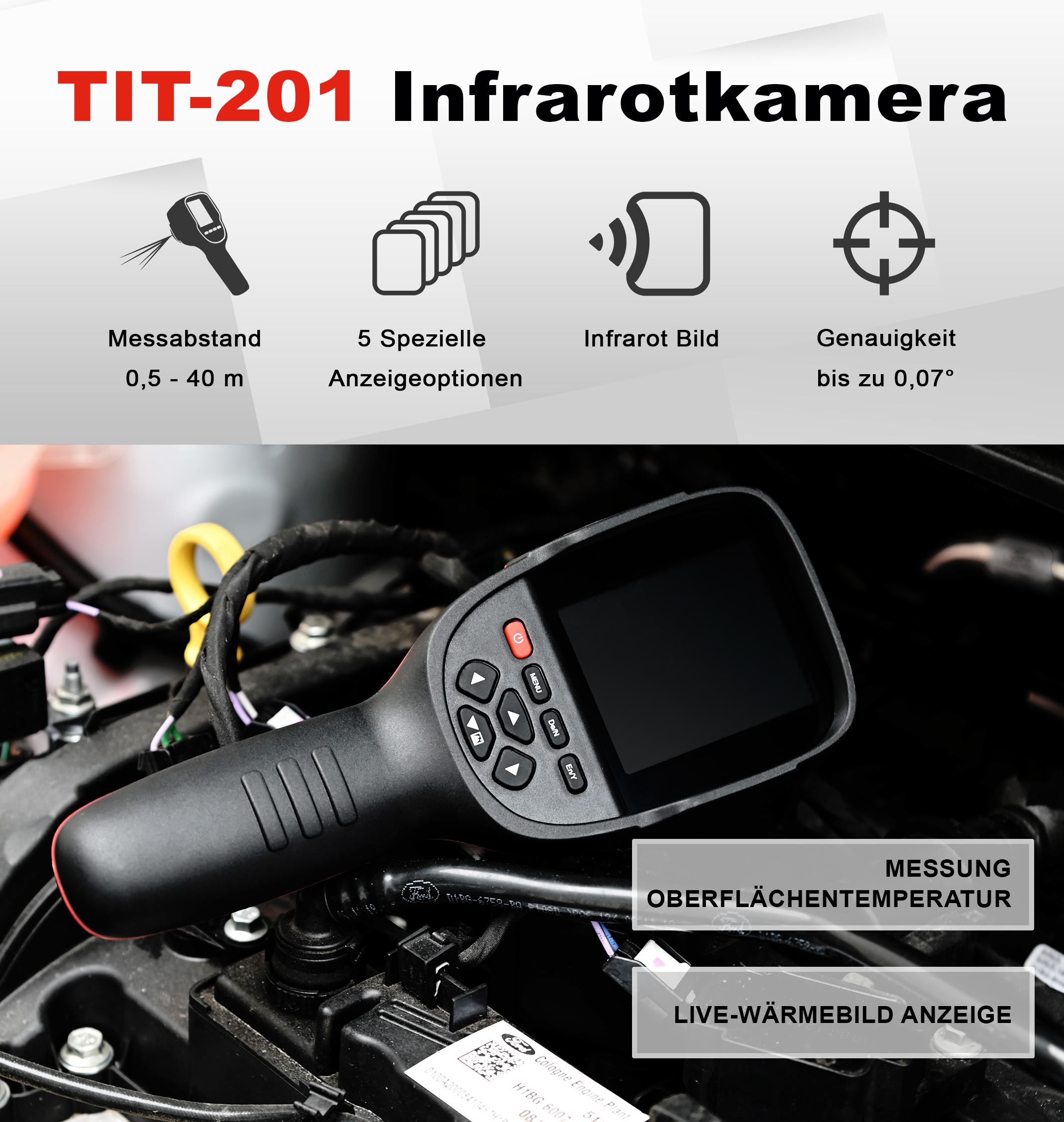 TIT-201 Infrarot Wärmebildkamera 